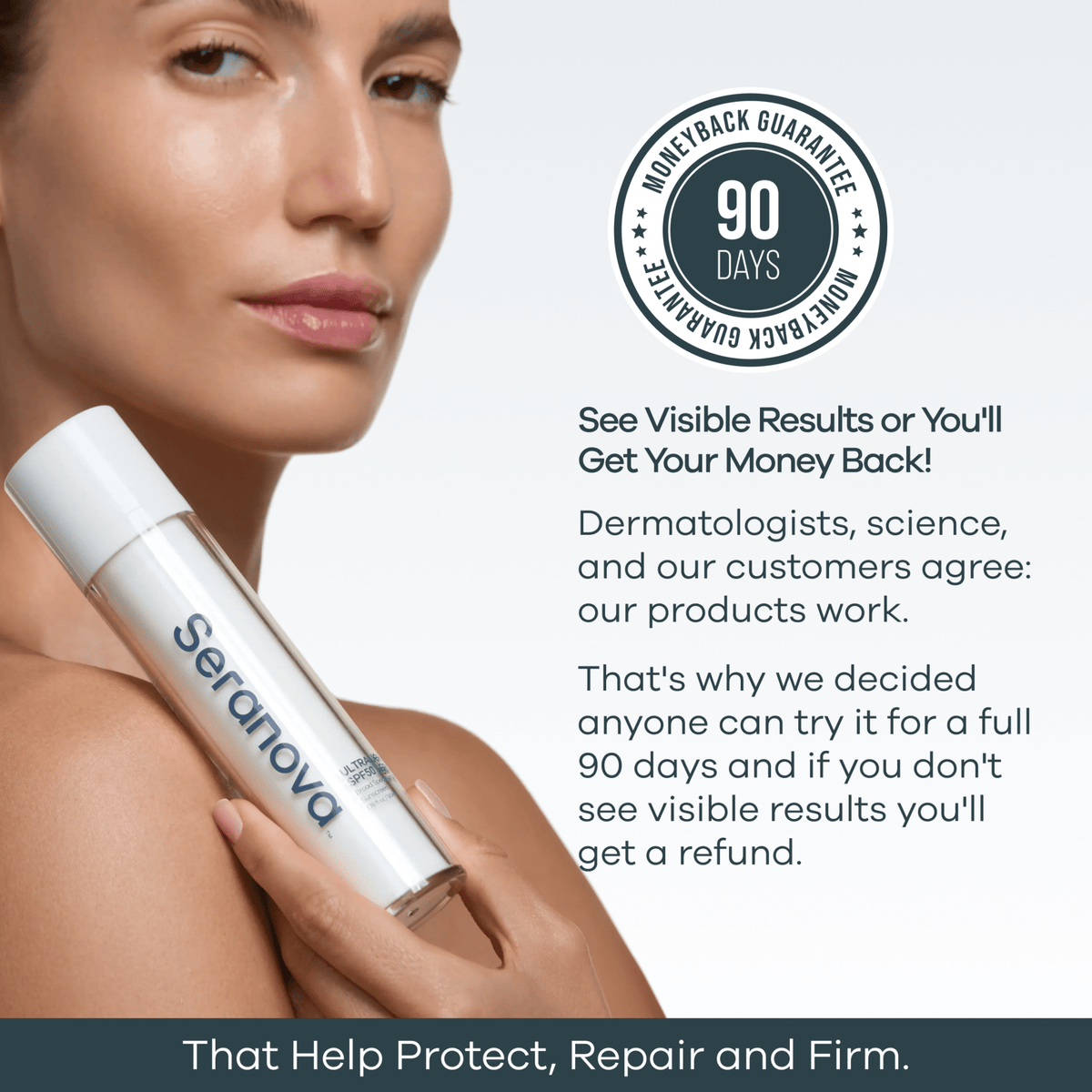 SPF 50 Protect & Repair Serum - Seranova