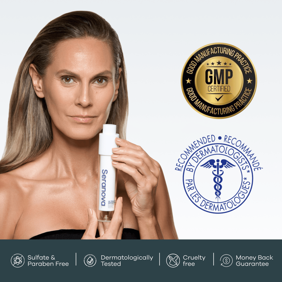 SPF 50 Protect & Repair Serum - Seranova
