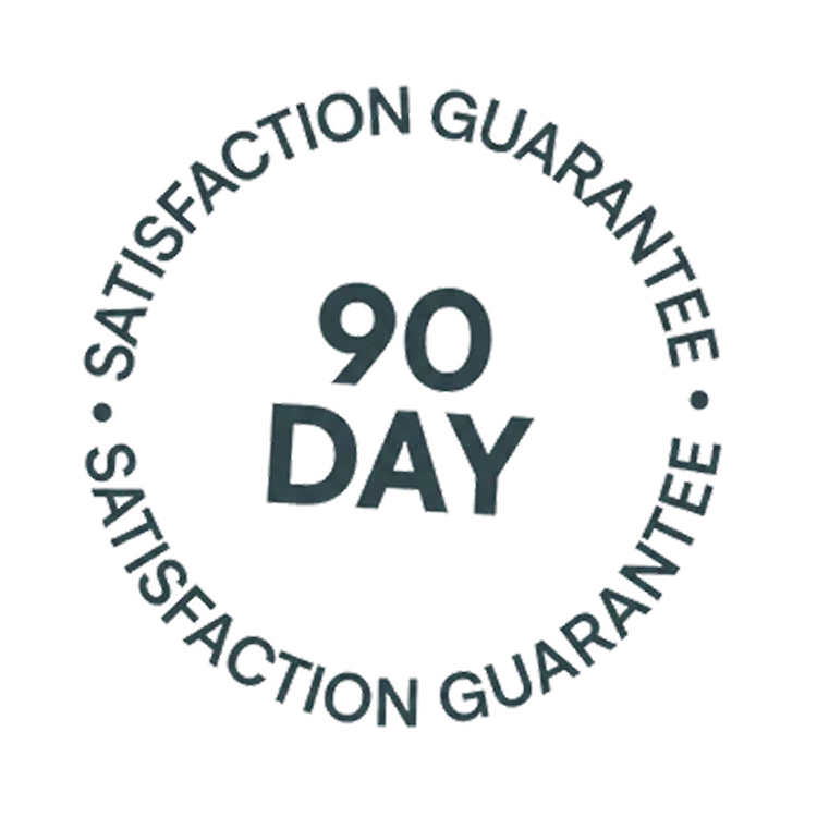Seranova 90-day satisfaction guarantee