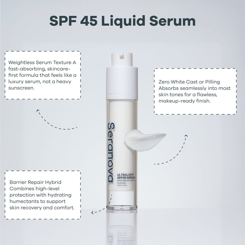 SPF 45 Liquid Serum - Seranova